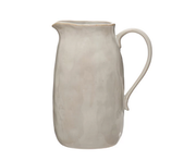 Tall Stoneware Pitcher
