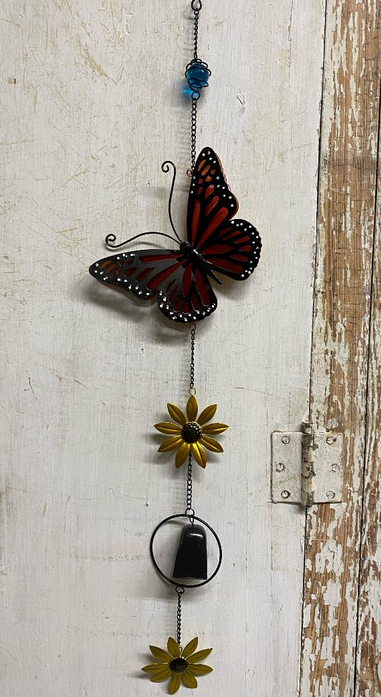 Hanging Butterfly Bell (3-Colors)