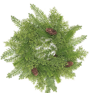 Mixed Cedar & Hemlock Candle Ring