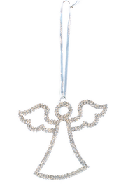 Rhinestone Beaded Angel Ornament