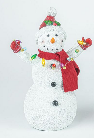 Vintage Light Bulb Snowman (2-Styles)