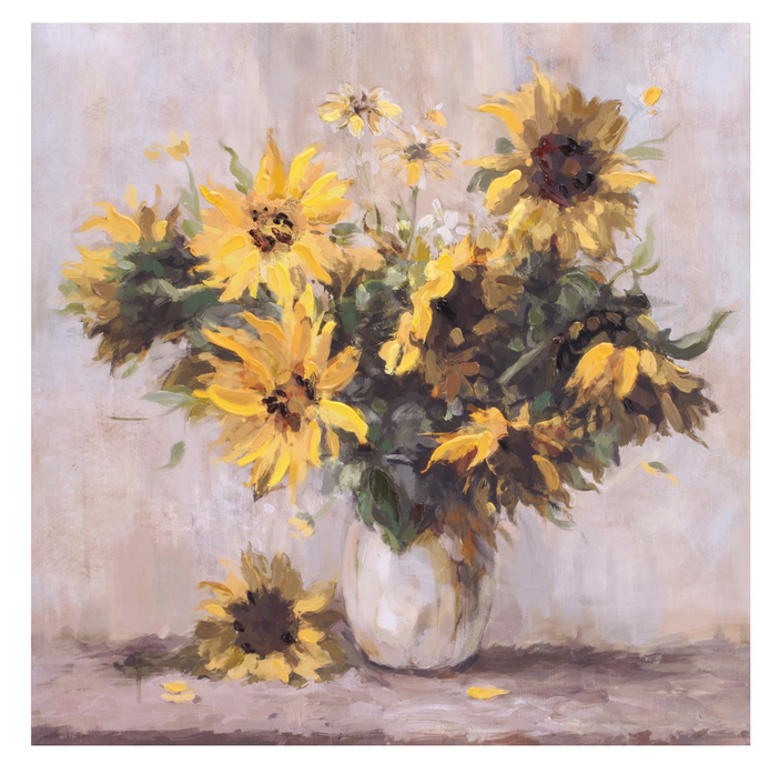 Bouquet of Sunflowers Canvas Print (2-Styles)