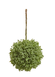 4.5" Sage Greenery Orb
