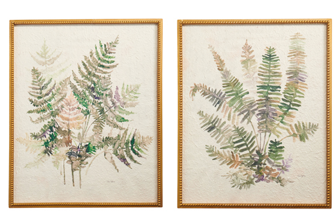 28" Fern Framed Wall Art (2-Styles)