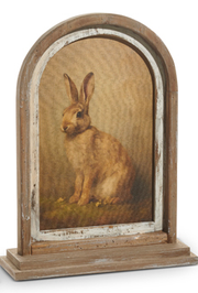 18" Vintage Rabbit Framed Print (2-Styles)