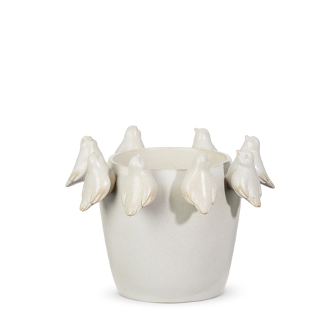 White Round Vase (2-Styles)