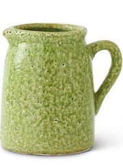 Green Crackle Glazed Pitcher (2-Sizes)