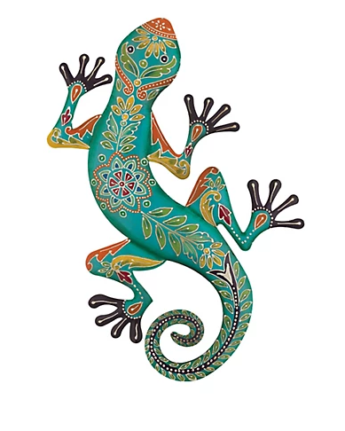 Metal Maha Gecko Wall Art (2-Styles)