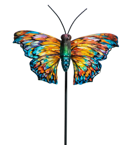 Whimsical Metal Butterfly Stake (4-Styles)