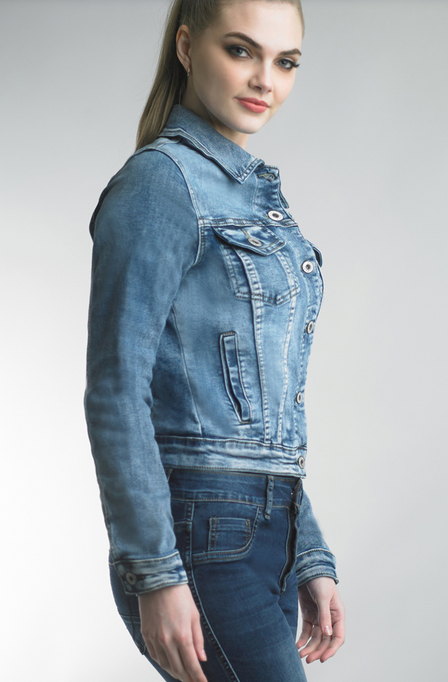 Tree of Life Denim Jacket By: Tempo Paris (2-Colors)