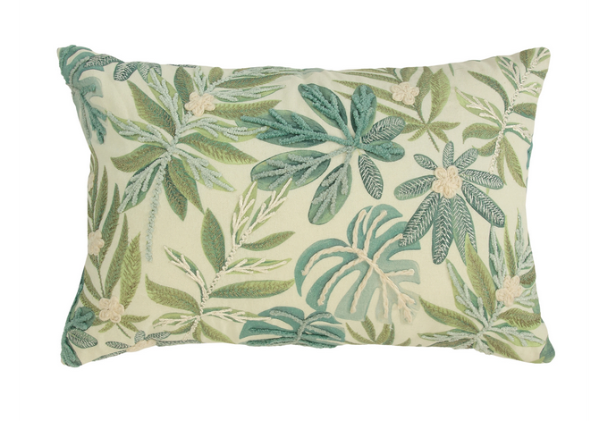 Shades of Blue Foliage Pillow (2-Styles)