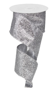 2.5'' x 10 YD Glitter Metallic Ribbon