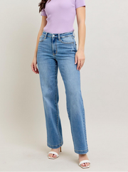 High Waist Straight Fit Jeans By: Jude Blue