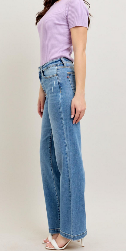 High Waist Straight Fit Jeans By: Jude Blue