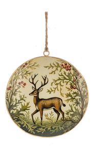 Classic Disk Buck Ornament (3-Styles)