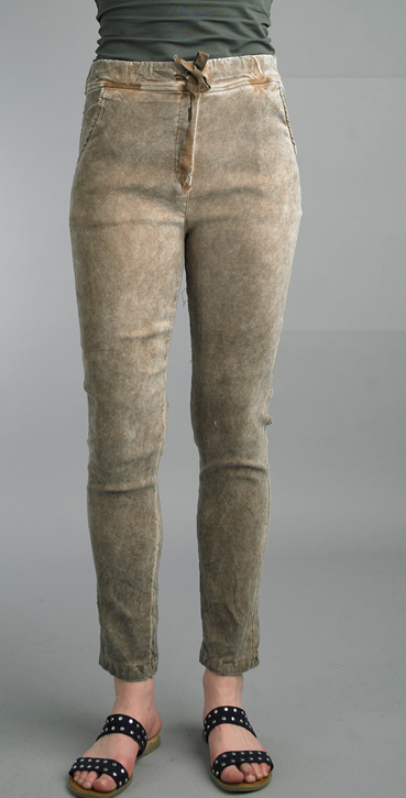 Tie Waist Suede Pants By: Tempo Paris (2-Colors)