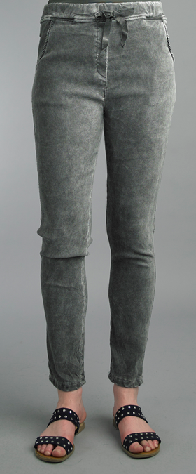 Tie Waist Suede Pants By: Tempo Paris (2-Colors)