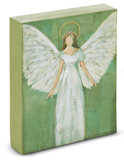 10'' Guardian Angel Block Sign (2-Styles)