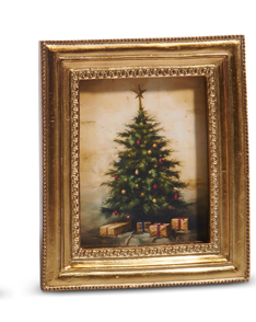 6'' Glided Christmas Framed Art (2-Styles)