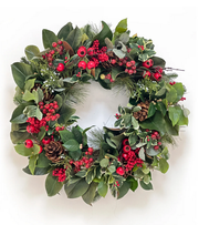 Christmas Splendor Natural Wreath