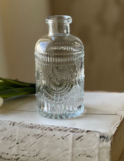 Embossed Glass Bottle
