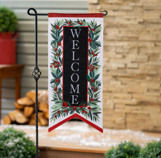 Welcome Holly Pennant