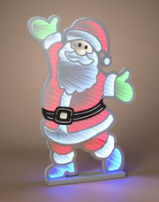 Electric LED Standing Infinity Santa