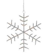 Large Brilliant Snowflake Ornament