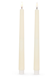 Set of 2 Luminescent Taper Candles (2-Sizes)
