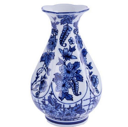 Blue & White Porcelain Vase (3-Sizes)
