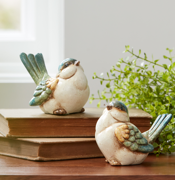 Set of 2 Blue Birds