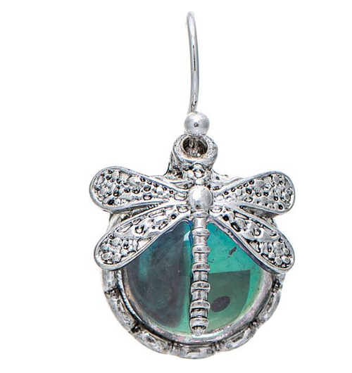 Color Changing Dragonfly Charm Earrings