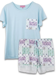 2 Piece T-Shirt & Shorts PJ Set By: Simply Southern