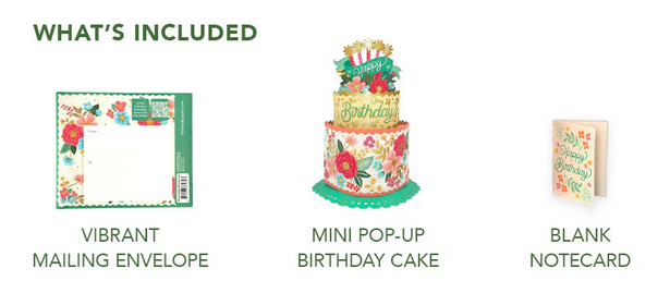 Freshcut Paper Mini Pop Up Card (4-Styles)