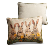 20" Bunny Meadow Pillow