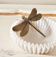 6.75" Antique Gold Dragonfly