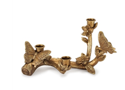 Taper Candle Holder w/ Butterflies