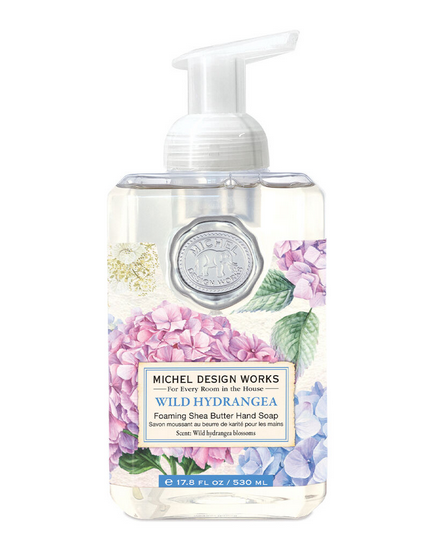 Michel Design Wild Hydrangea Foaming Soap