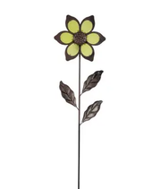 Metal Glow in the Dark Flower Yard Stake (2-Styles)