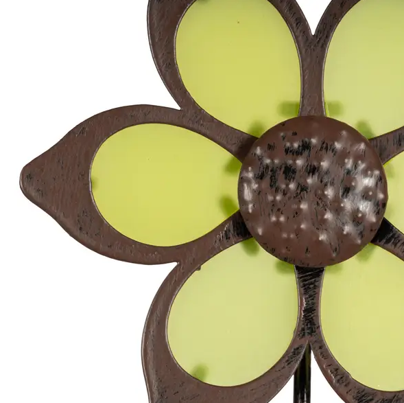 Metal Glow in the Dark Flower Yard Stake (2-Styles)