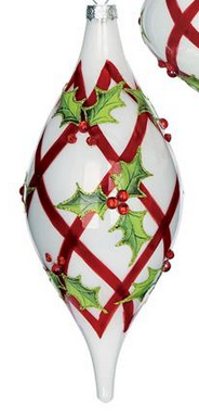 Lattice Holly Leaf Ornament (3-Styles)