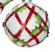 Lattice Holly Leaf Ornament (3-Styles)