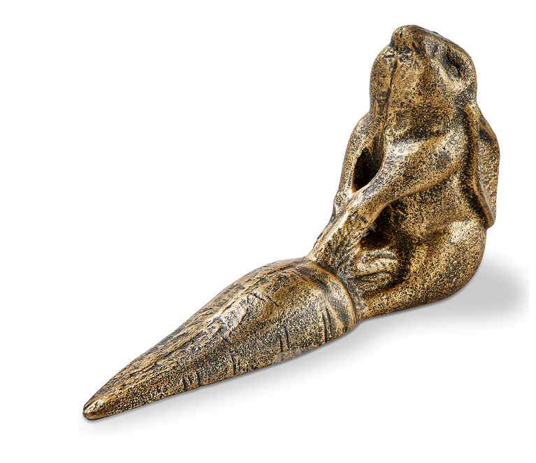 Golden Bunny Doorstop