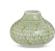 Ceramic Green Cachepot (2-Styles)