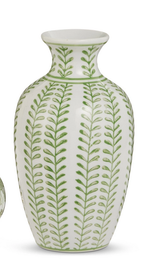 Ceramic Green Cachepot (2-Styles)