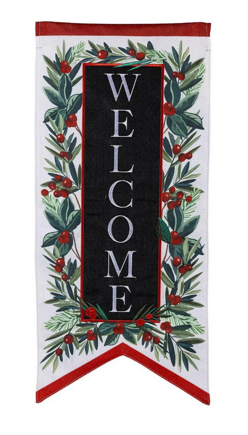 Welcome Holly Pennant