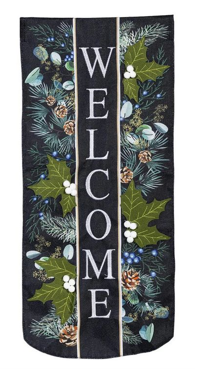 Winter Foliage Welcome Pennant