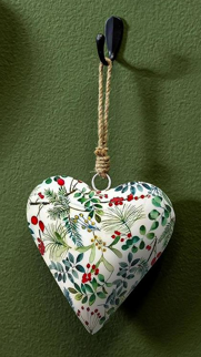 Christmas Bliss Heart Ornament (3-Sizes)