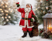 Santa Holding Cardinal