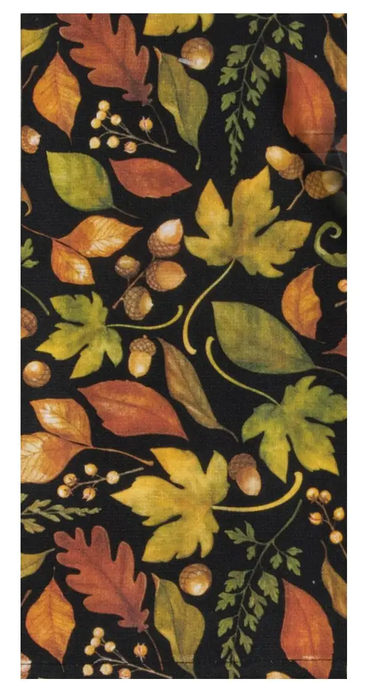 Leaves & Acorns Towel